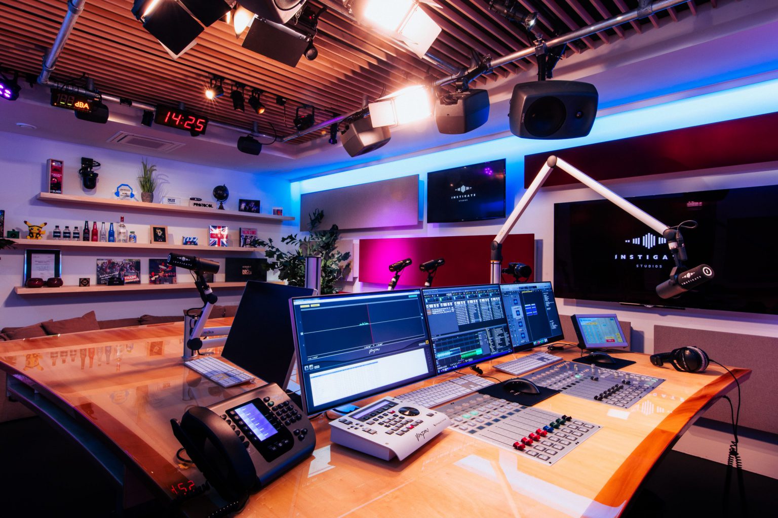 Radio room Instigate Studios